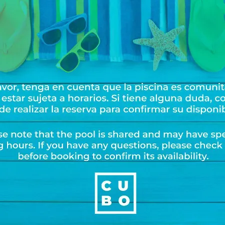 アパート Cubo's Estudio La Colina Seaview & Pool